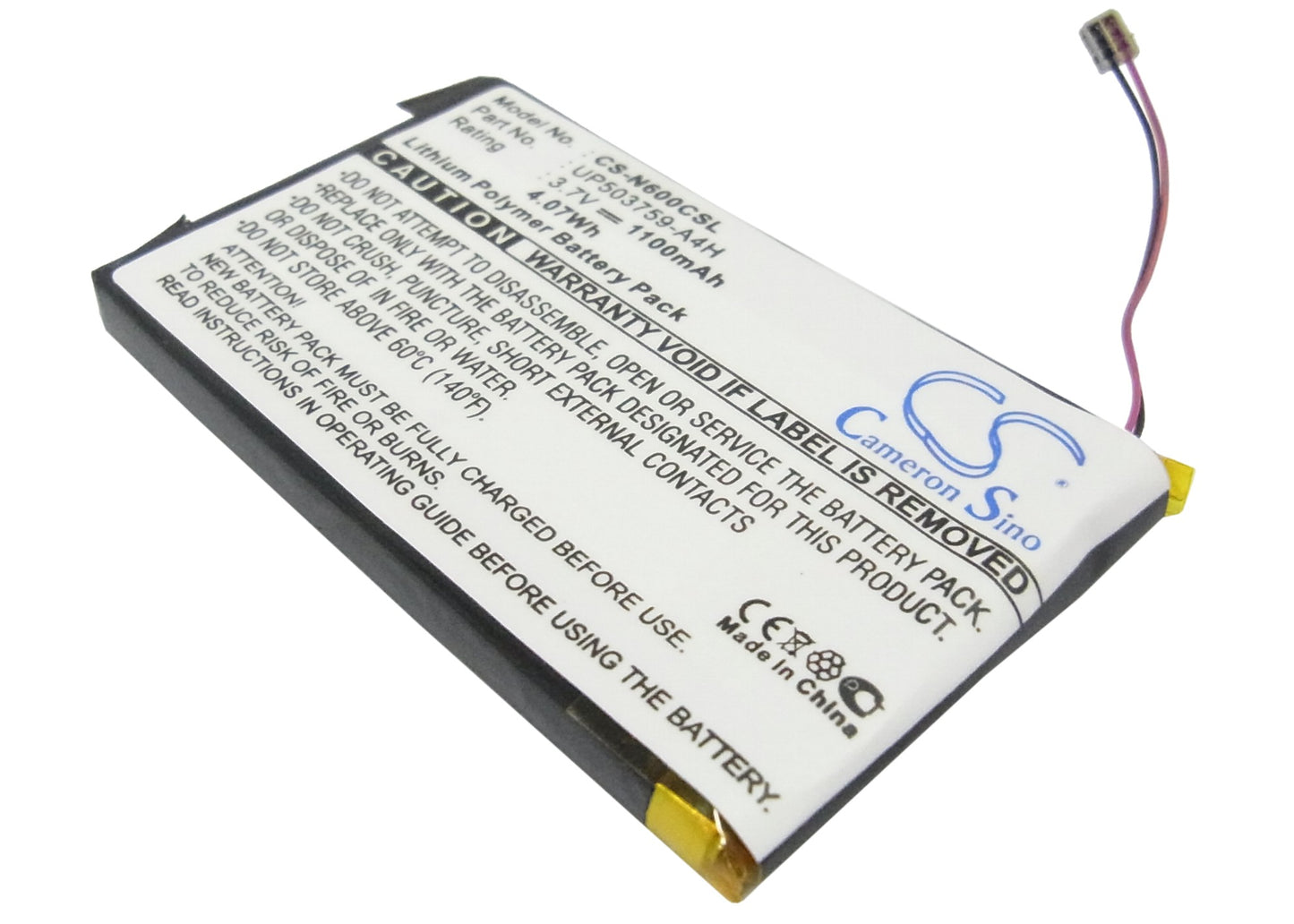 3.7V 1100mAh Li-Polymer PDA/Pocket PC Battery for Sony