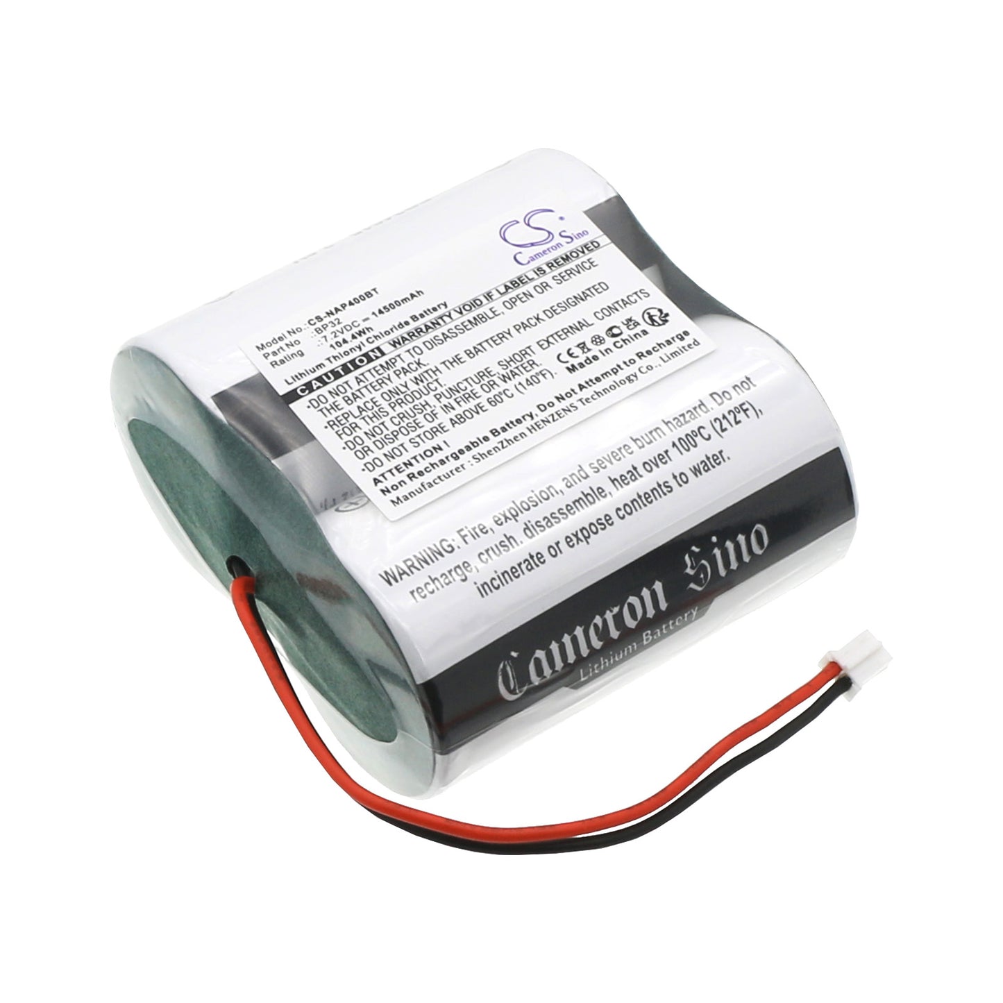 CS-NAP400BT Replacement Battery – Compatible with 151.016, Noxalarm NOXIANE P40, SECURIX 40