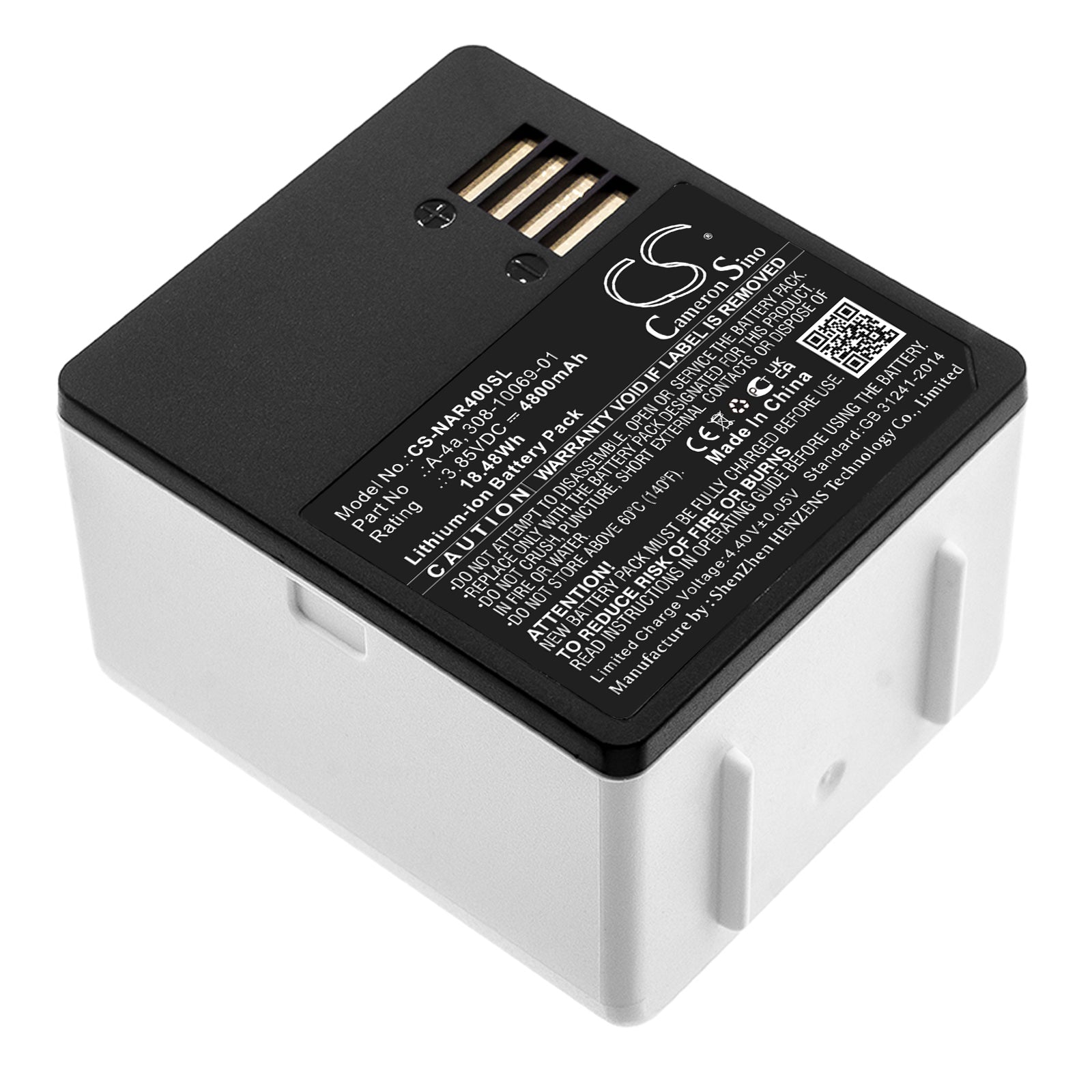 CS-NAR400SL Replacement Battery – Compatible with Arlo Ultra, Arlo Ultra 4K UHD, Ultra +, VMA5400-10000S, VMC4040P, VMS5140