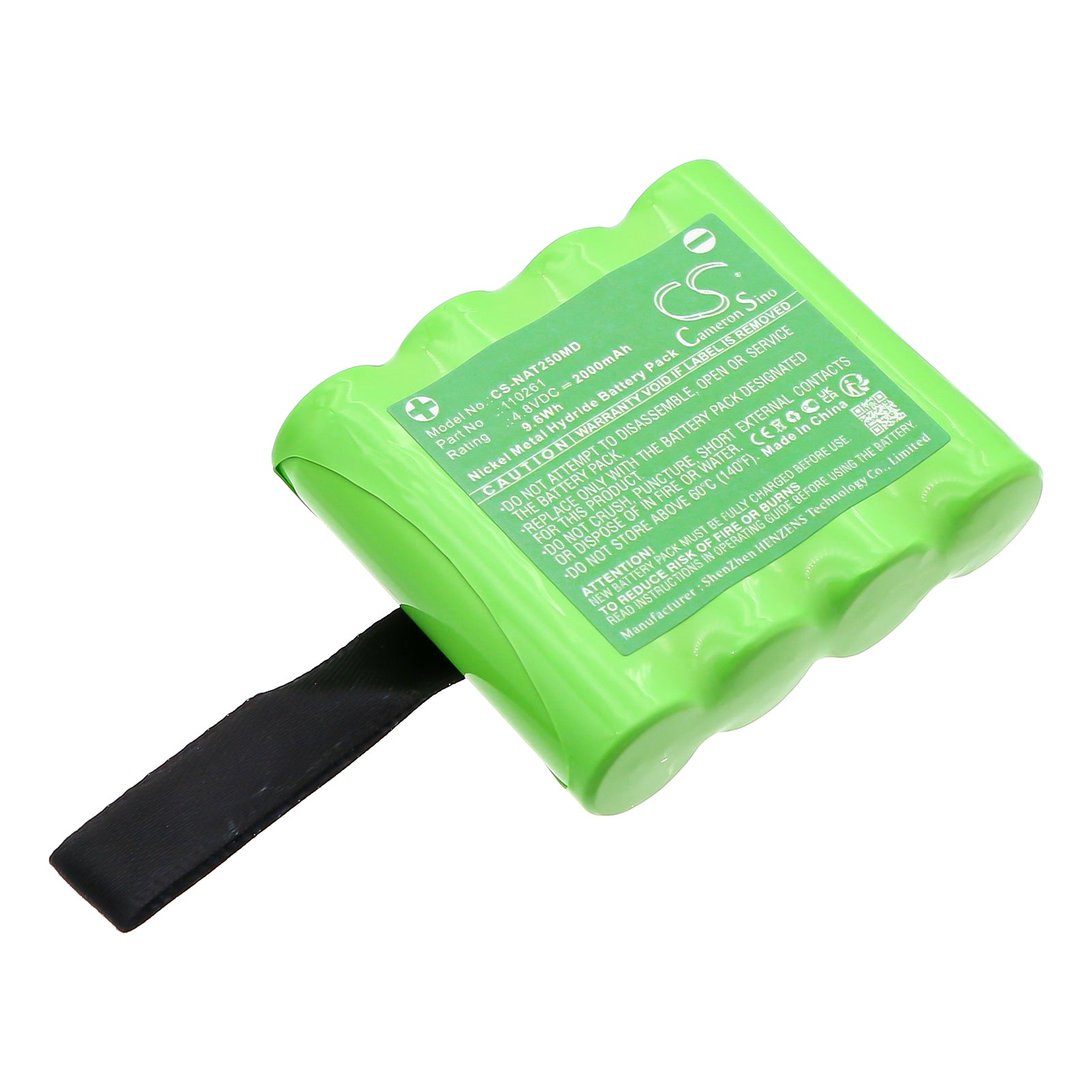 CS-NAT250MD Replacement Battery – Compatible with Palm Sat 2500 Pulse Oximeter, Pulseoximeter Palm SAT 2500, SAT 2500