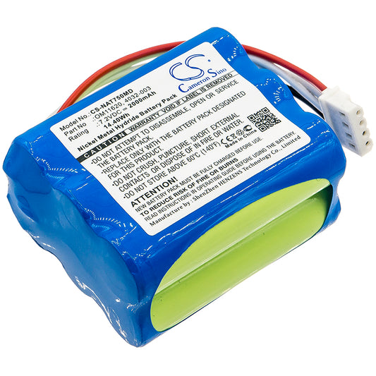 CS-NAT750MD Replacement Battery – Compatible with 7500 Pulse Oximeter