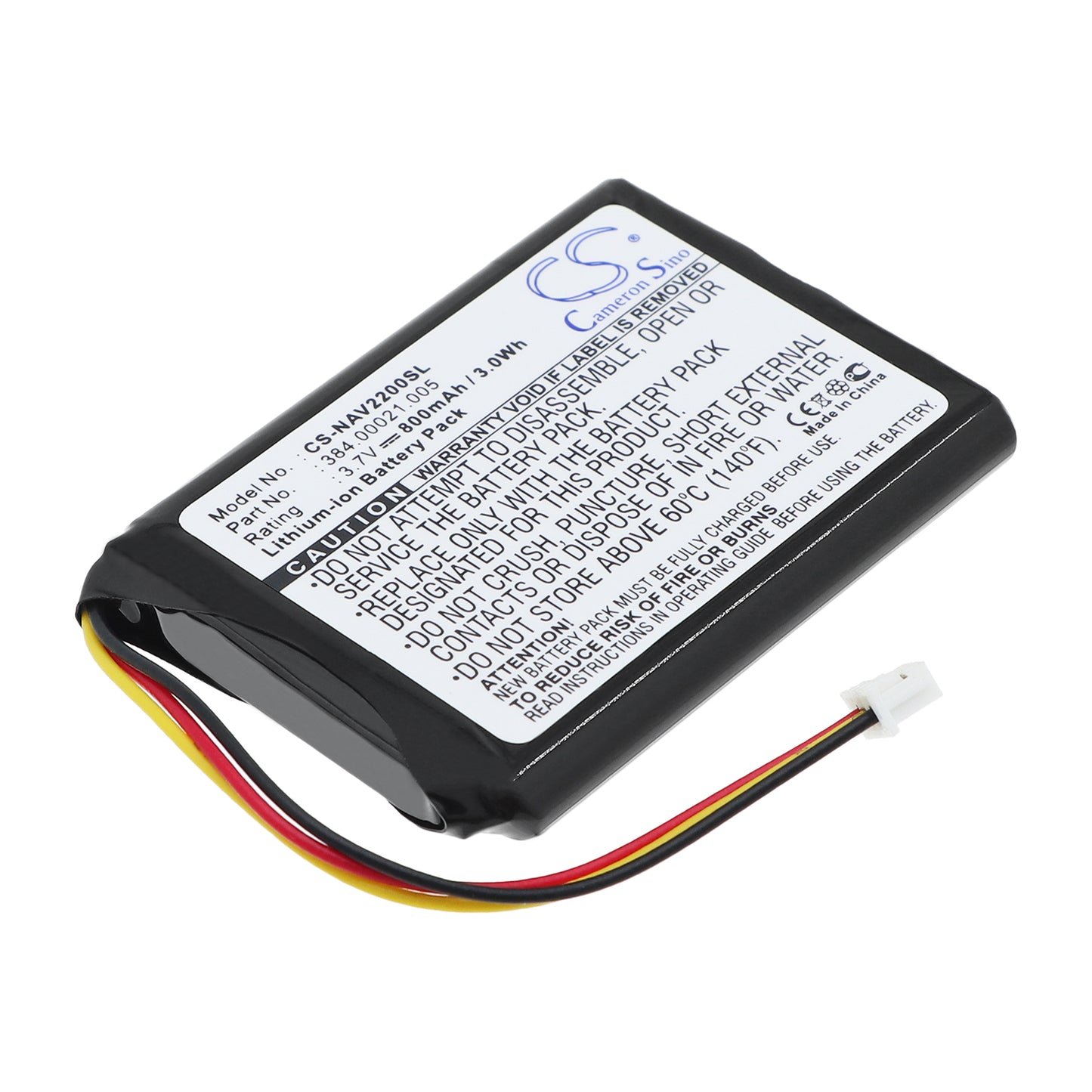 3.7V 800mAh Li-ion GPS/Navigator Battery for Navigon