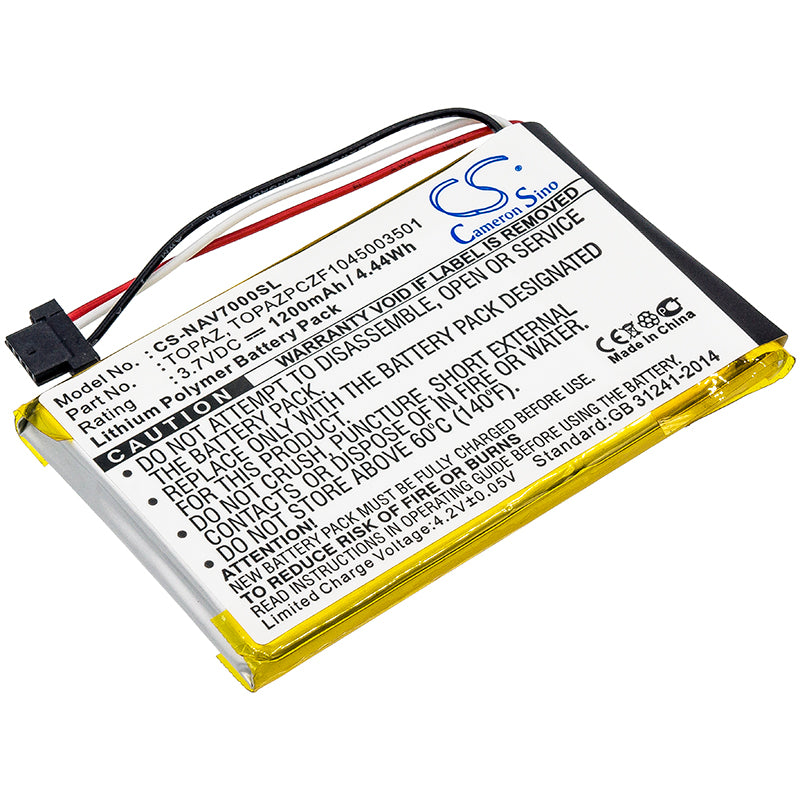 CS-NAV7000SL 1200mAh  Suitable for Navigon 70 Easy, 70 Plus, 70 Premiun