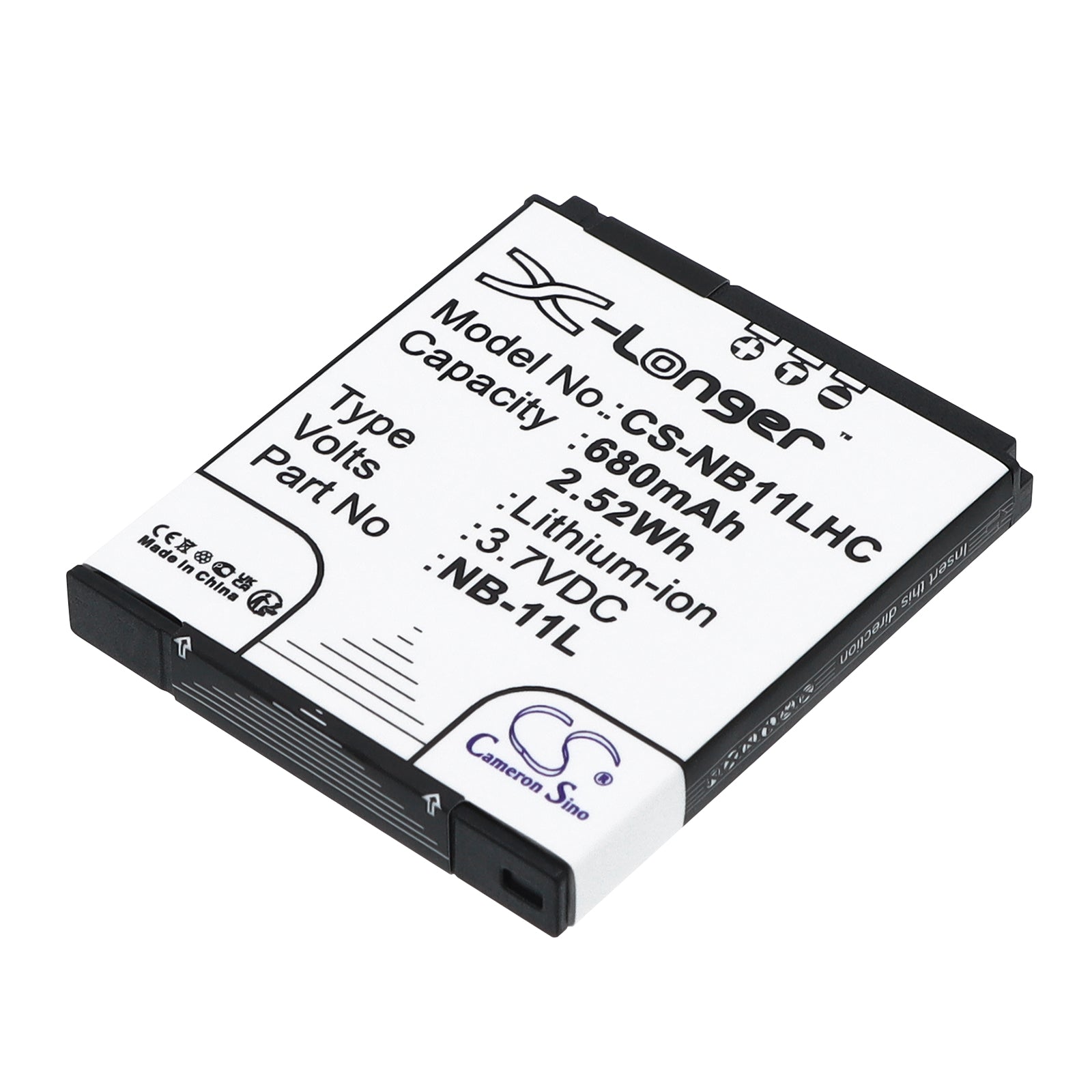 3.7V 680mAh Li-Ion BATTERY FOR CANON NB-11L NB-11LH