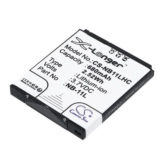 3.7V 680mAh/2.52Wh Li-ion Camera Battery for Canon
