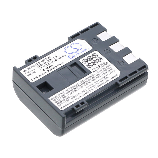 7.4V 600mAh Li-ion Camera Battery for Canon