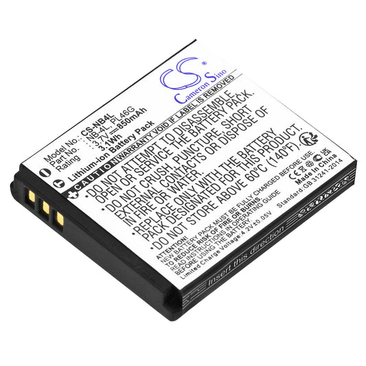 3.7V 850mAh/3.1Wh Li-ion Camera Battery for Canon