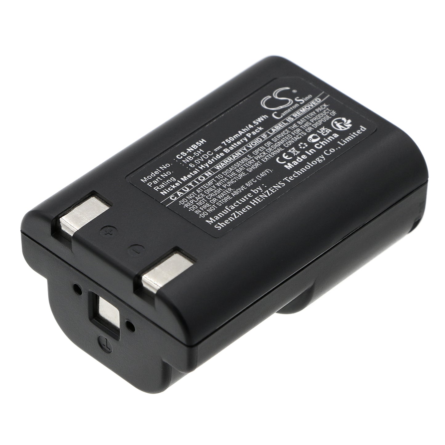 6V 750mAh Ni-MH Camera Battery for Canon