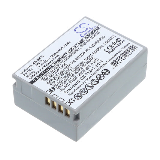 7.4V 1050mAh Li-ion Camera Battery for Canon