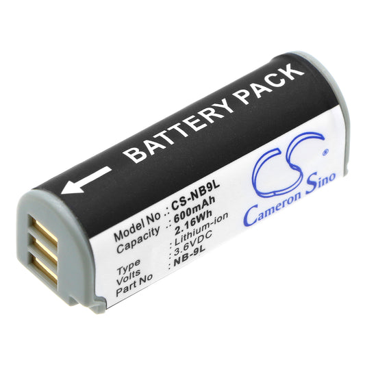 3.6V 600mAh Li-ion Camera Battery for Canon