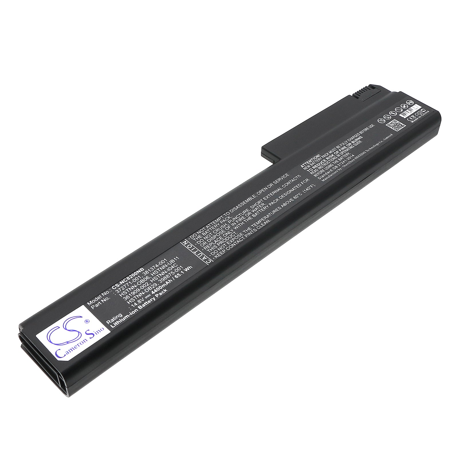 14.8V 4400mAh/65.12Wh Li-ion Notebook/Laptop Battery for HP