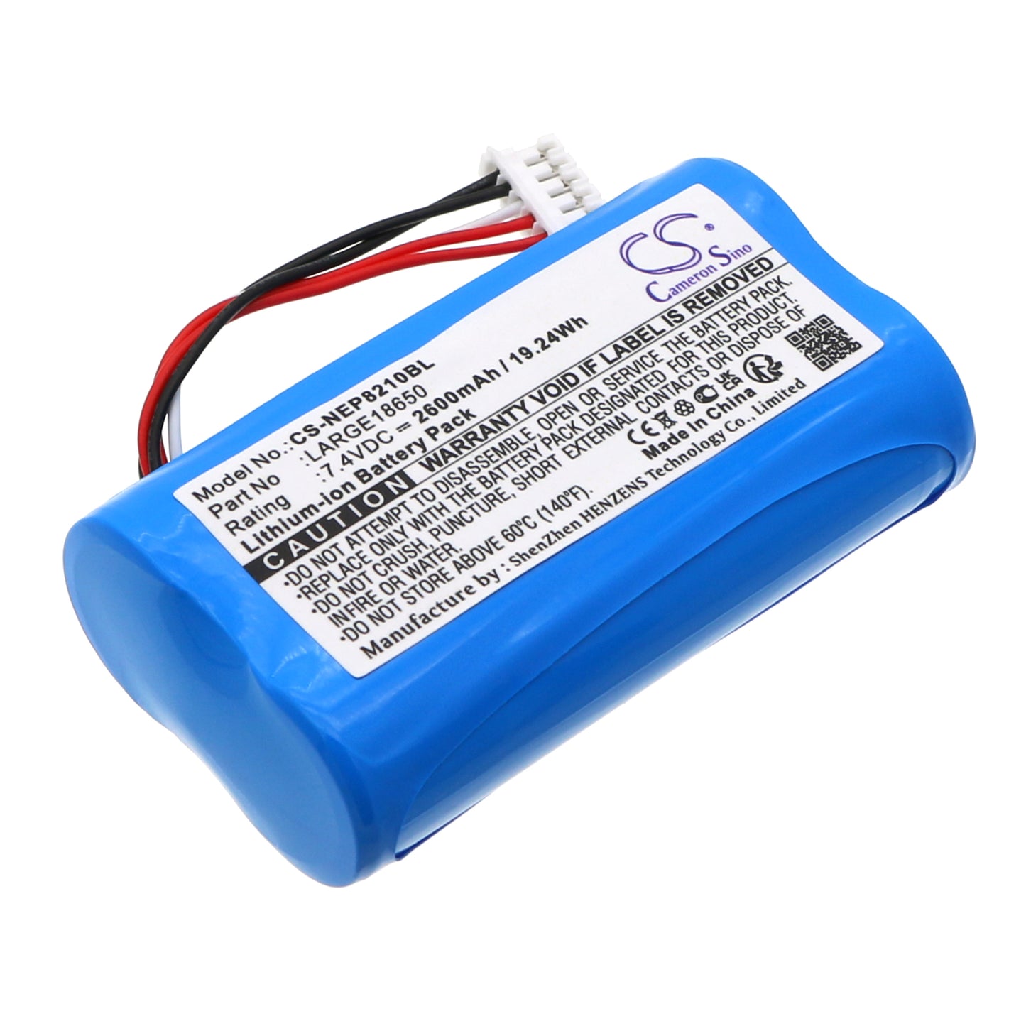 7.4V 2600mAh/19.24Wh Li-ion Payment Terminal Battery for NEWPOS