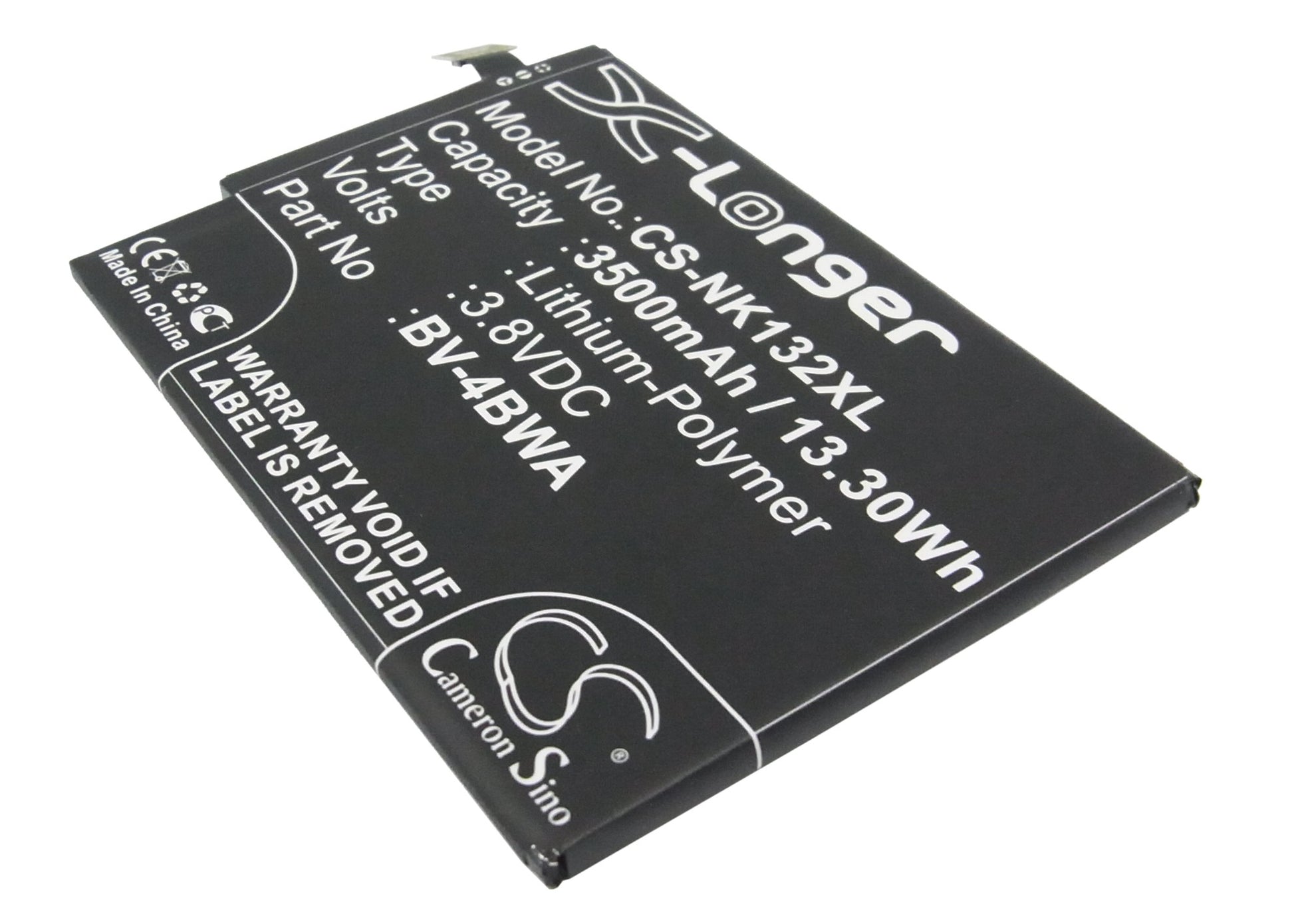 3.8V 3500mAh/13.30Wh Li-Polymer Mobile/SmartPhone Battery for Microsoft
