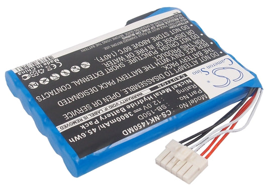 12V 3800mAh/45.60Wh Ni-MH Medical Battery for Nihon Kohden