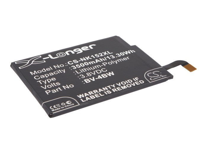 3.8V 3500mAh/13.30Wh Li-Polymer Mobile/SmartPhone Battery for Nokia