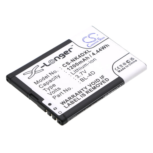 3.7V 1200mAh/4.44Wh Li-ion Mobile/SmartPhone Battery for EBest