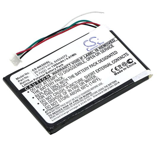 3.7V 1300mAh/4.81Wh Li-Polymer GPS/Navigator Battery for Nokia