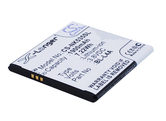 3.8V 1900mAh/7.22Wh Li-ion Mobile/SmartPhone Battery for Microsoft