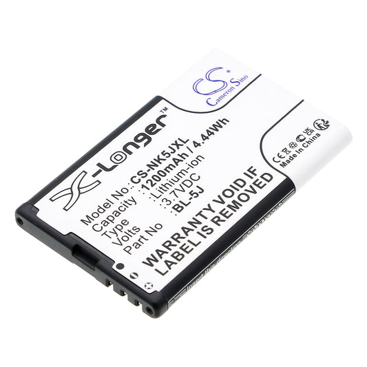3.7V 1350mAh/4.99Wh Li-ion Mobile/SmartPhone Battery for Nokia