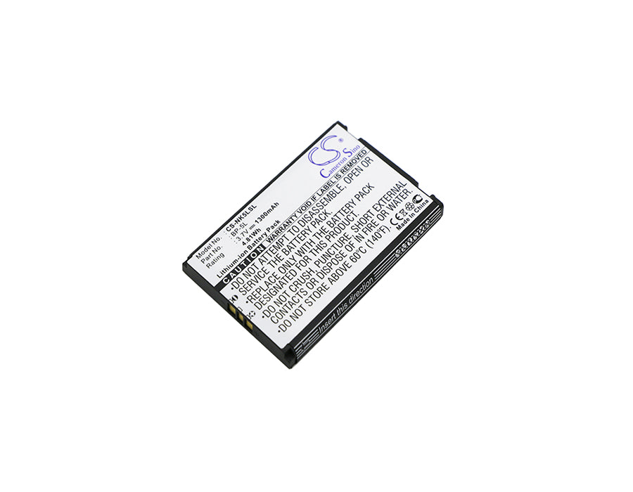 3.7V 1300mAh/4.81Wh Li-ion Mobile/SmartPhone Battery for Nokia
