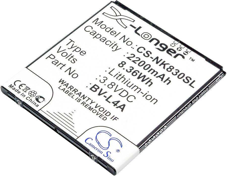 3.8VV 2200mAh/8.36Wh Li-ion Mobile/SmartPhone Battery for Microsoft