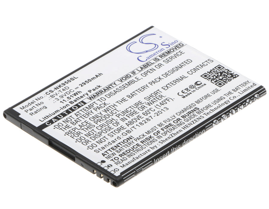 3.9VV 2950mAh/11.51Wh Li-ion Mobile/SmartPhone Battery for Microsoft