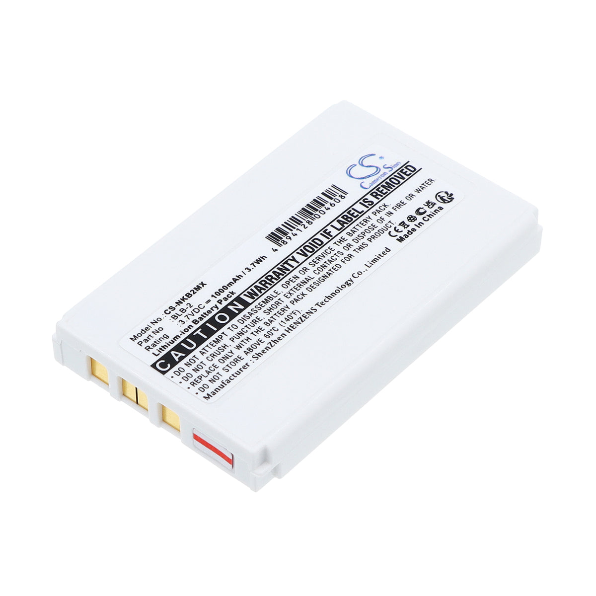 3.7V 1000mAh/3.70Wh Li-ion GPS/Navigator Battery for Fortuna