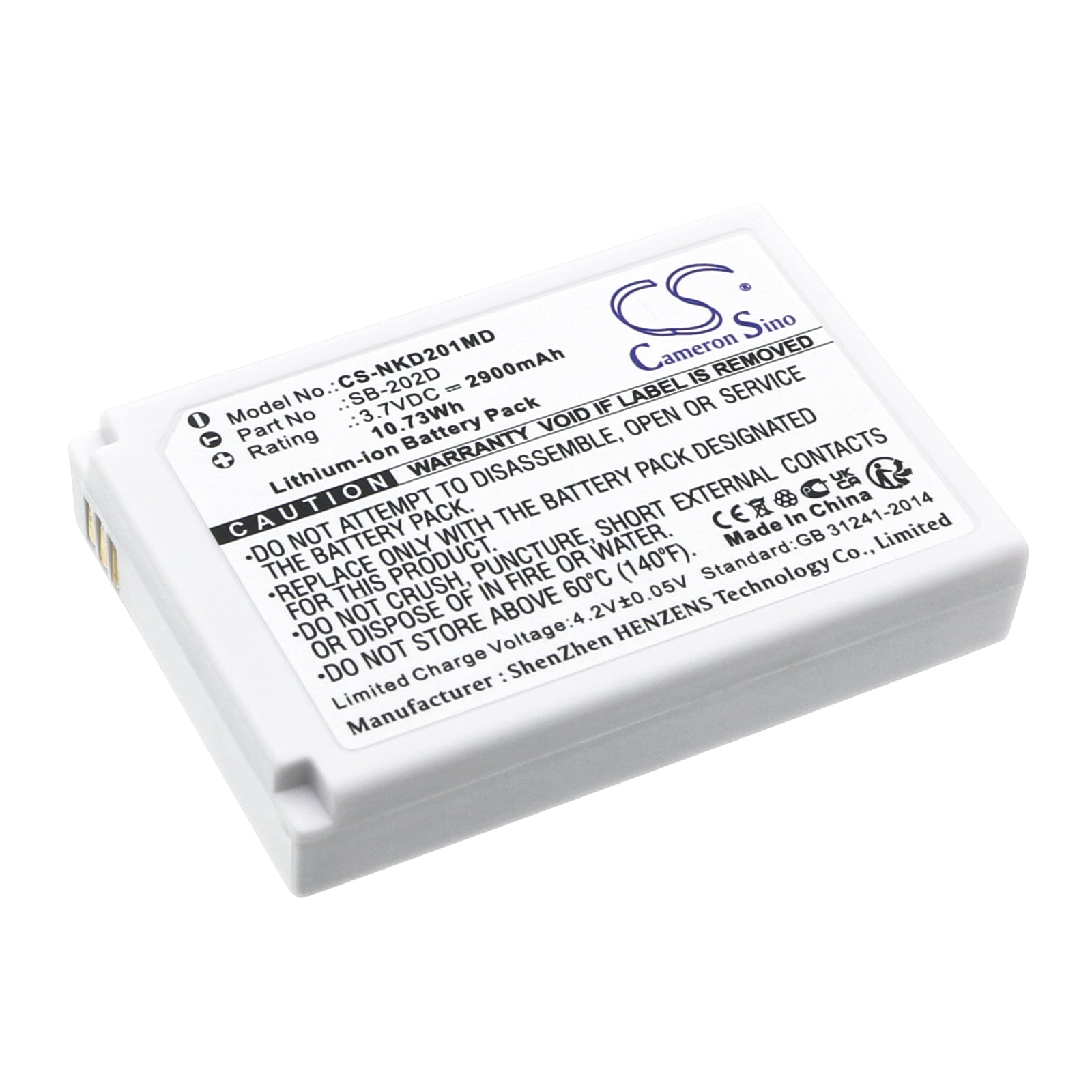 CS-NKD201MD Replacement Battery – Compatible with CardioAir ECG-2010