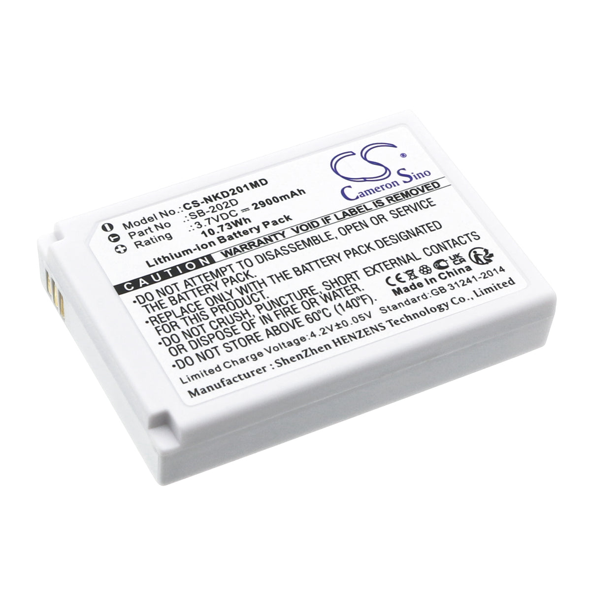 CS-NKD201MD Replacement Battery – Compatible with CardioAir ECG-2010