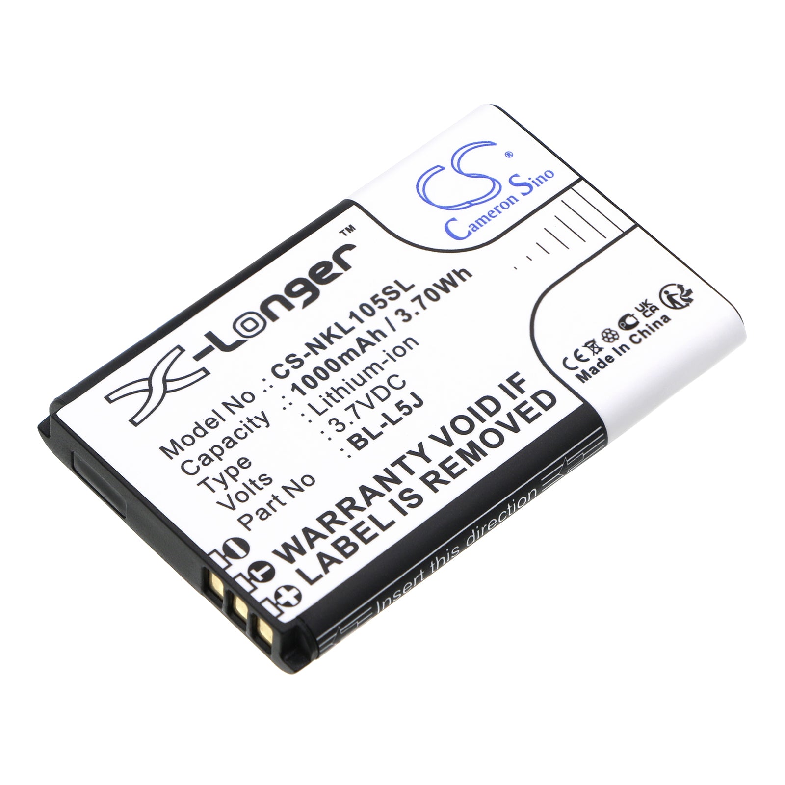CS-NKL105SL Replacement Battery – Compatible with 105 2023