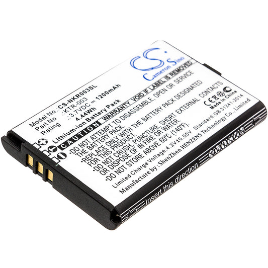 3.7V 1200mAh/4.44Wh Li-ion Game/PSP/NDS Battery for Nintendo