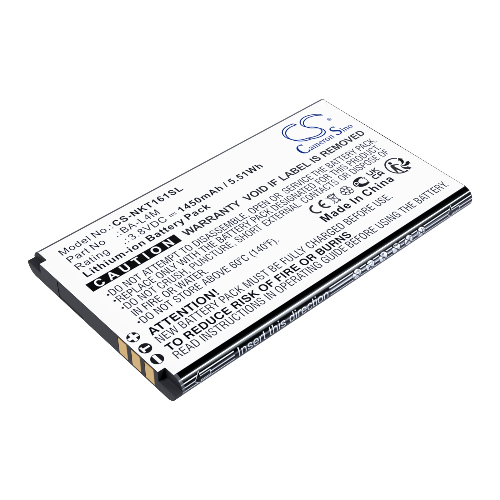 CS-NKT161SL Replacement Battery – Compatible with 215 (2024), 220 4G, 225, 235 4G, 3210 4G, TA-1617