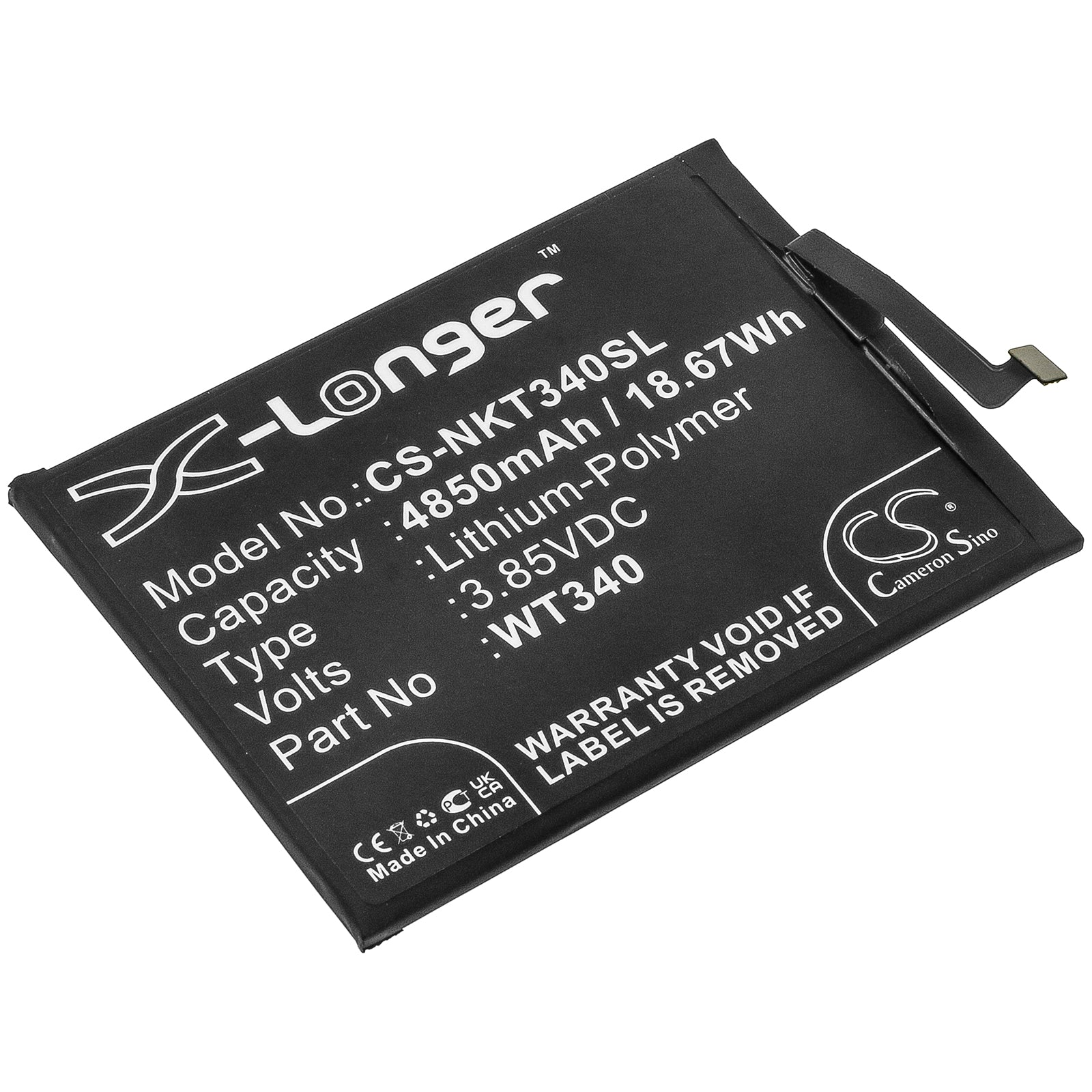 CS-NKT340SL Replacement Battery – Compatible with G10, G20, TA-1334, TA-1338, TA-1341, TA-1344, TA-1347, TA-1365, TA-1372