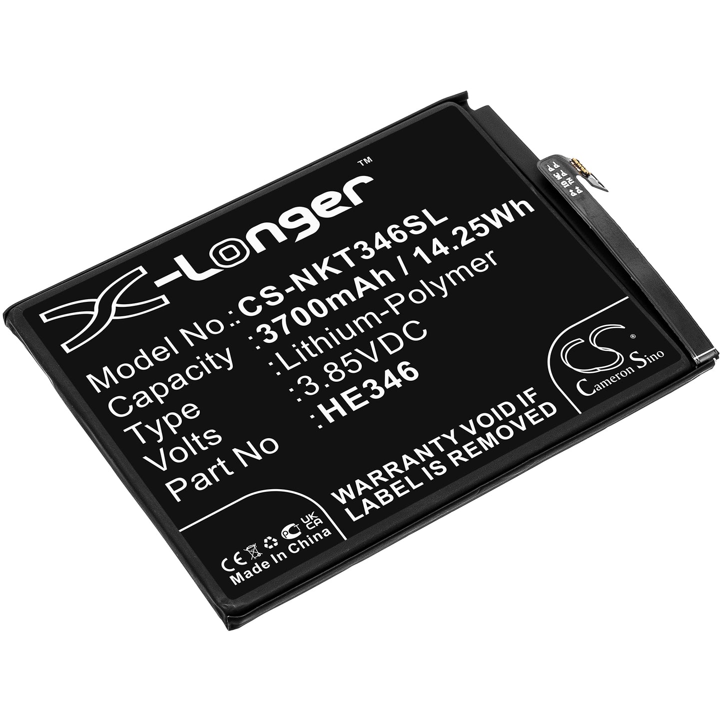 CS-NKT346SL Replacement Battery – Compatible with 7 Plus, TA1046