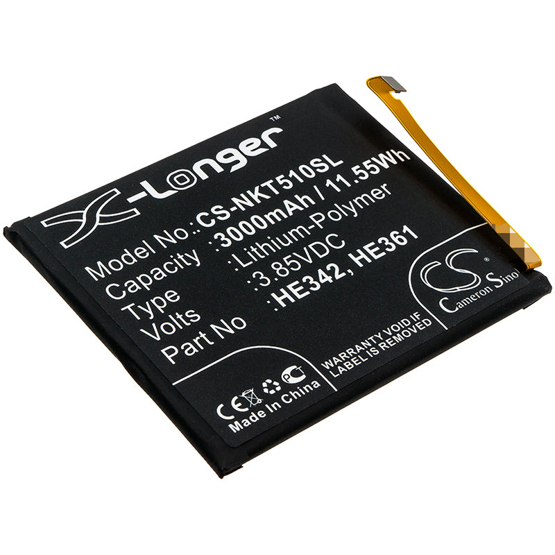 CS-NKT510SL Replacement Battery – Compatible with VIA P3