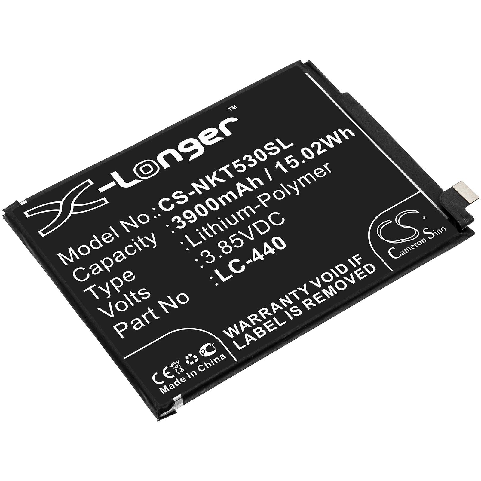 CS-NKT530SL Replacement Battery – Compatible with Nokia 5.3, TA-1234