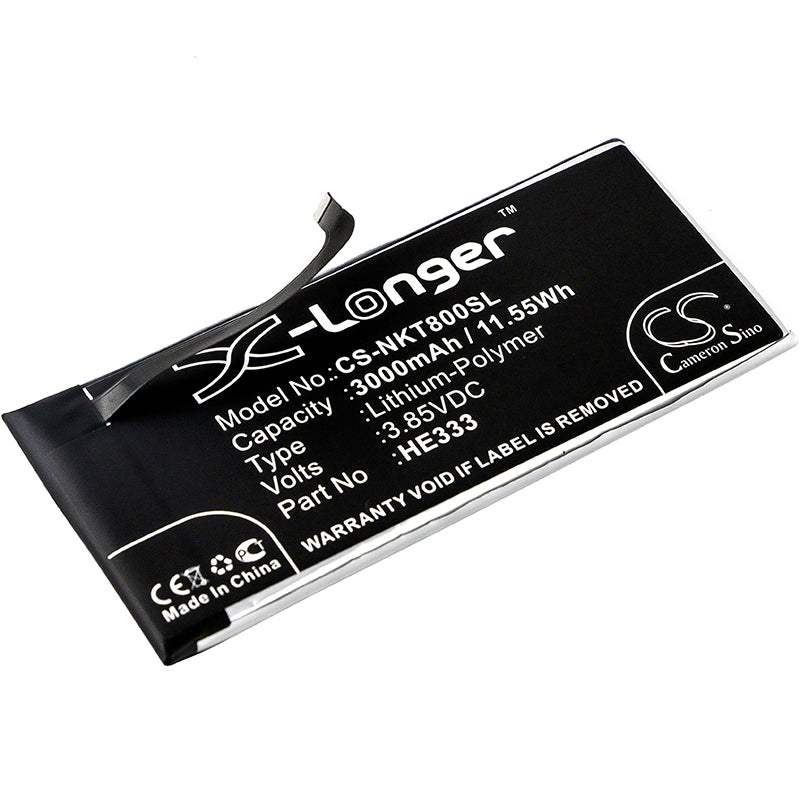 3.85V 3000mAh/11.55Wh Li-Polymer Mobile/SmartPhone Battery for Nokia