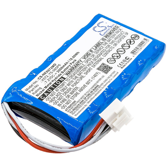 7.2V 2500mAh/18.00Wh Ni-MH Medical Battery for Nihon Kohden