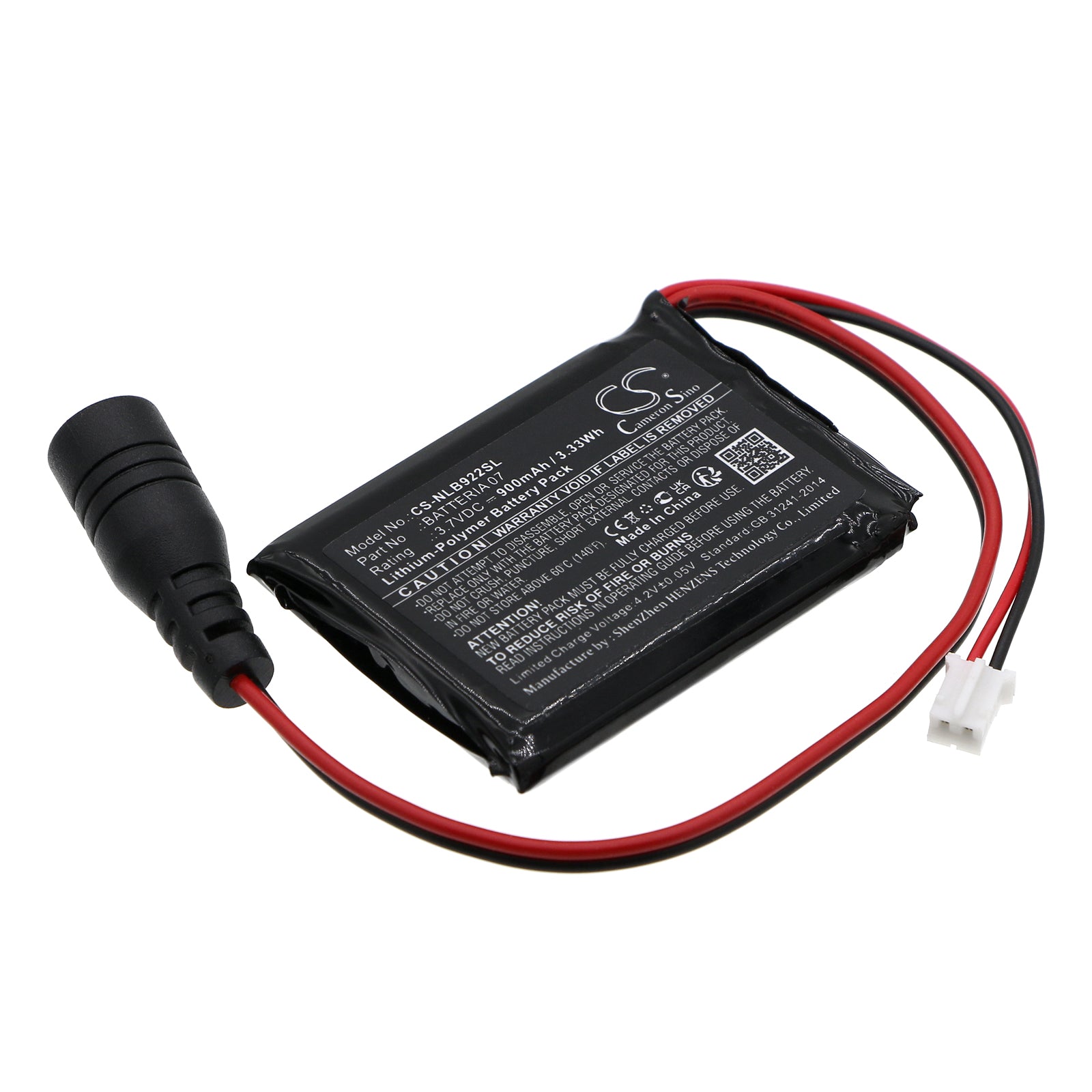 CS-NLB922SL Replacement Battery – Compatible with N-COM B902 L, N-COM B902 R
