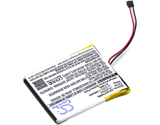 3.7V 200mAh/0.74Wh Li-Polymer Smart Home Battery for Nest