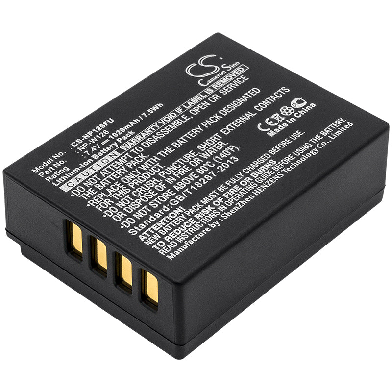 7.4V 1020mAh/7.55Wh Li-ion Camera Battery for Fujifilm
