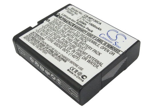 3.7V 1500mAh Li-ion Camera Battery for Casio