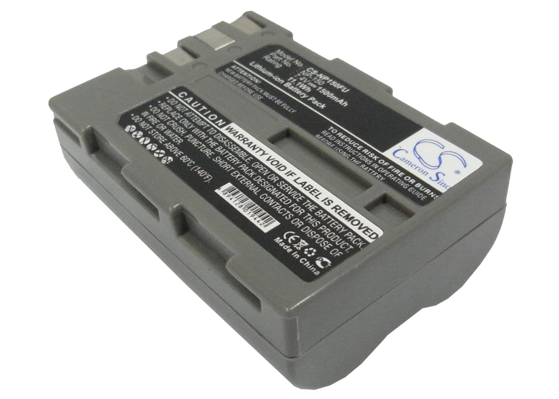7.4V 1500mAh Li-ion Camera Battery for Fujifilm