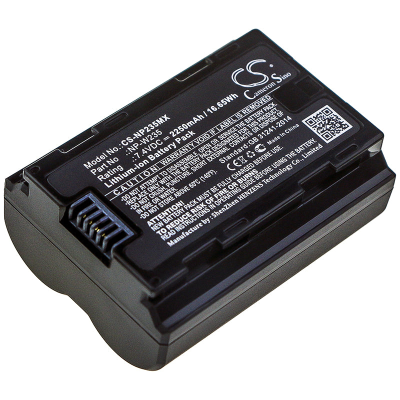 CS-NP235MX Replacement Battery – Compatible with GFX100S, GFX50S II, X-H2S, X-T4