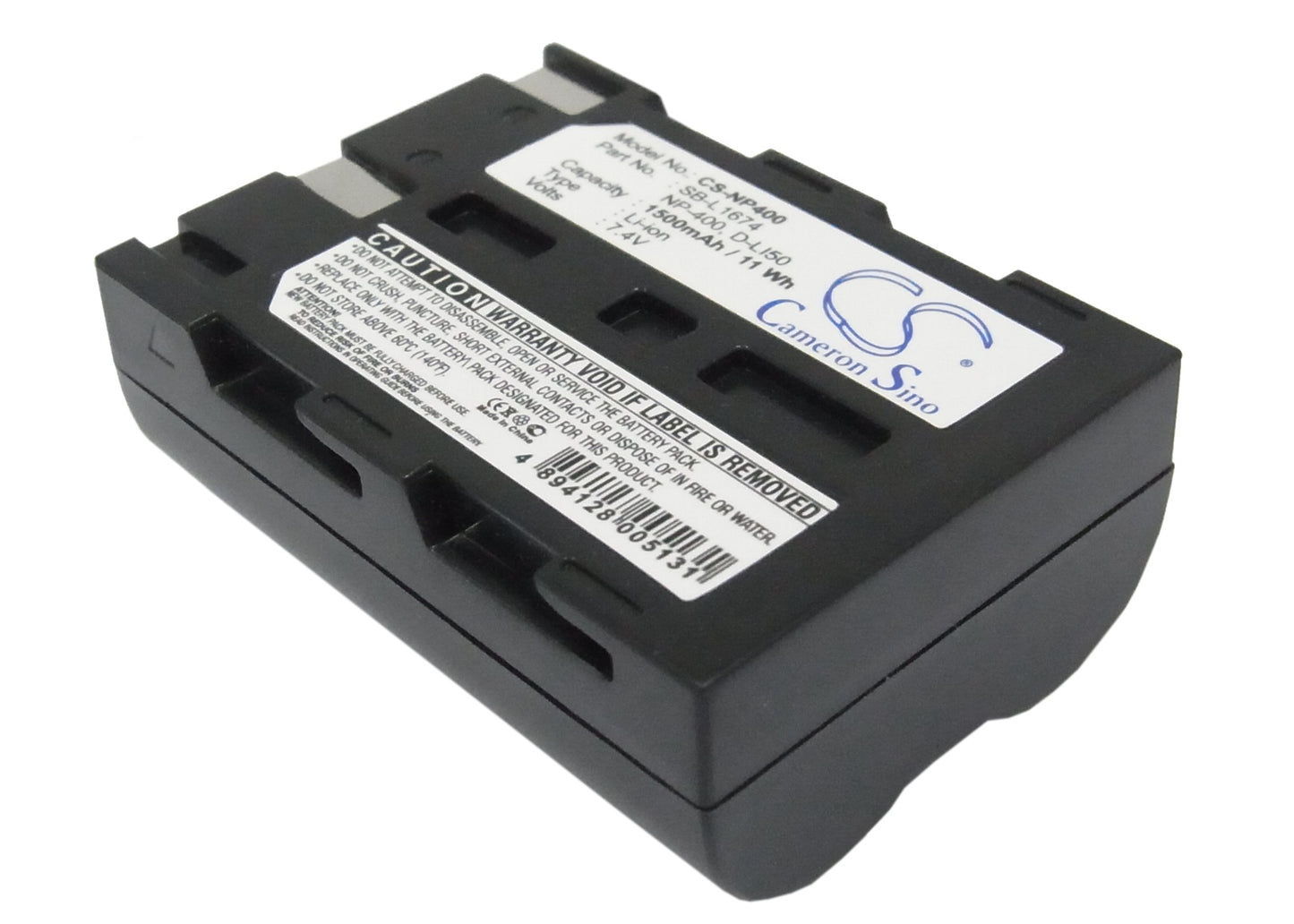 7.4V 1500mAh/11.10Wh Li-ion Camera Battery for Sigma