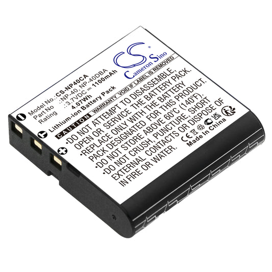 3.7V 1230mAh/4.55Wh Li-ion Camera Battery for Bell & Howell