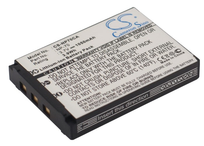 3.7V 1050mAh Li-ion Camera Battery for Casio