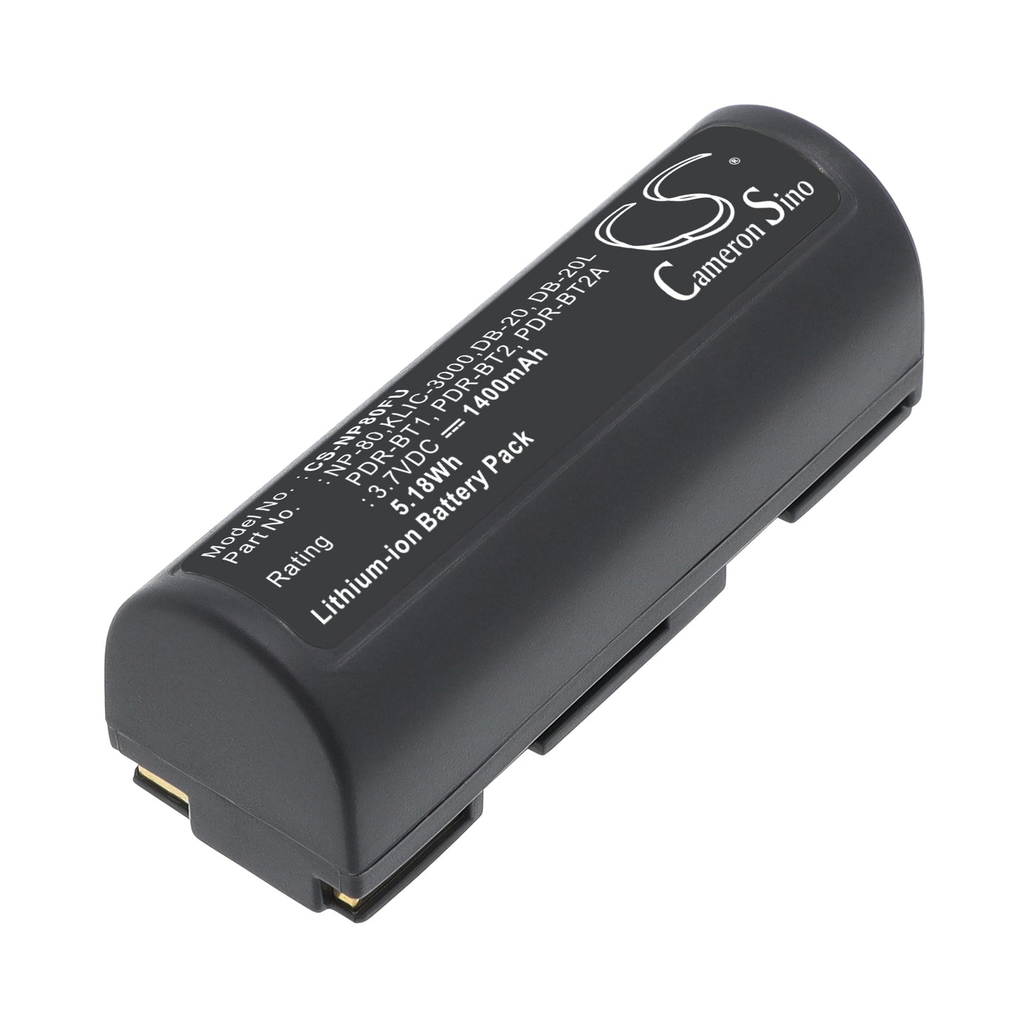 3.7V 1400mAh Li-ion Camera Battery for Fujifilm