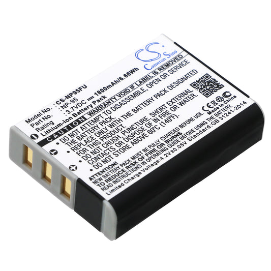 3.7V 1800mAh Li-ion Camera Battery for Fujifilm