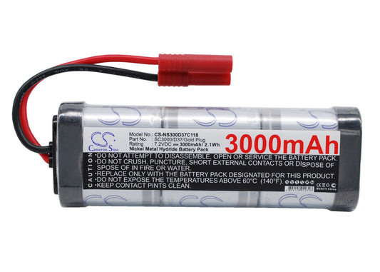 7.2V 3000mAh Ni-MH RC Hobby Battery for RC